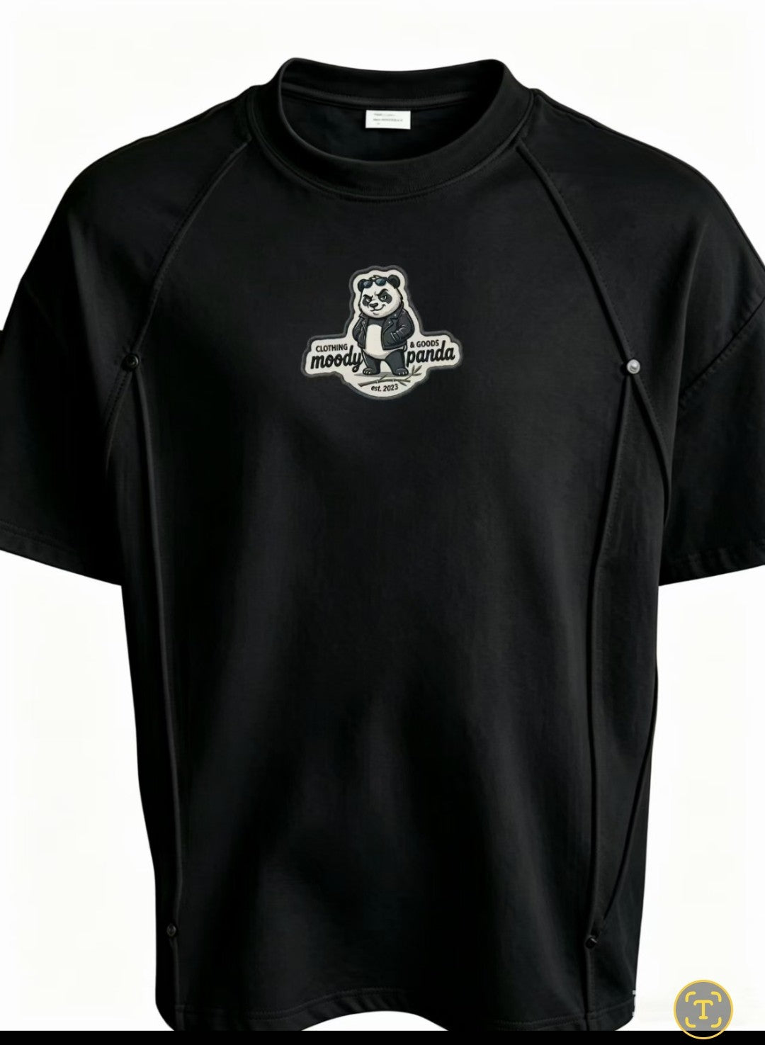 Moody Panda Heavyweight Slim‑Fit Tee – Future Street Edition